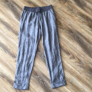 Athleta Bali 100% Linen Ankle Pants